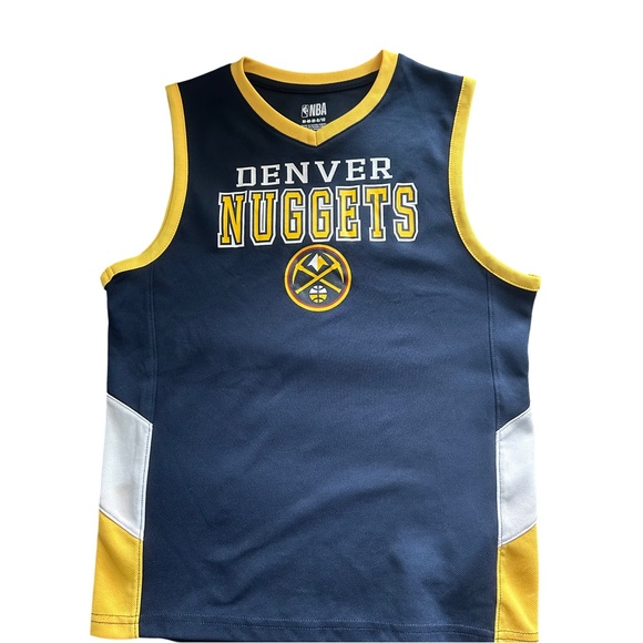 NBA Other - NBA Kids Denver Nuggets Navy and Gold Jersey size M